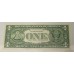 UNITED STATES OF AMERICA 2003 . ONE 1 DOLLAR BANKNOTE . ERROR . INSUFFICIENT INK